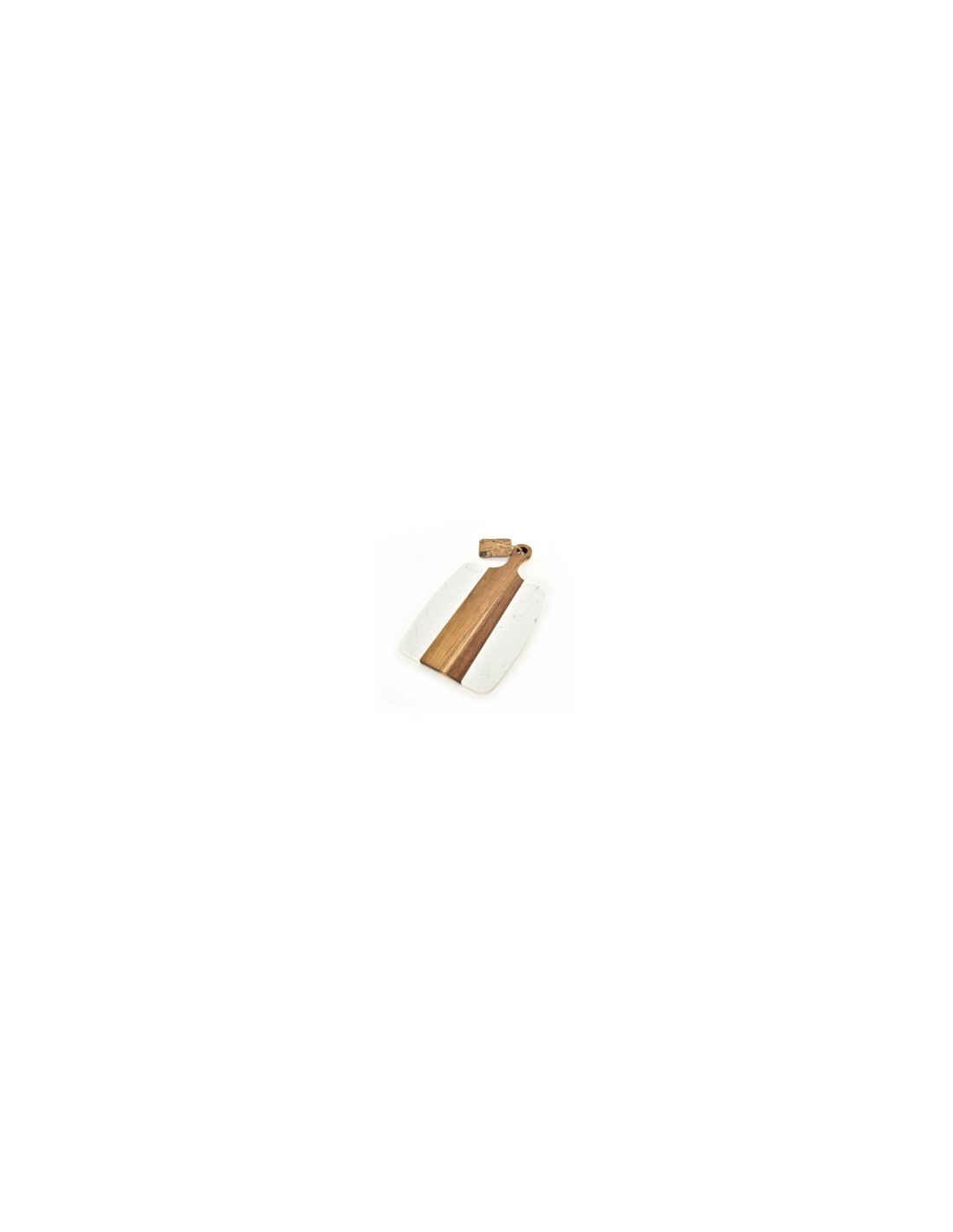 TAGLIERE 15153 LEGNO/MARMO BIANCO 35X20CM