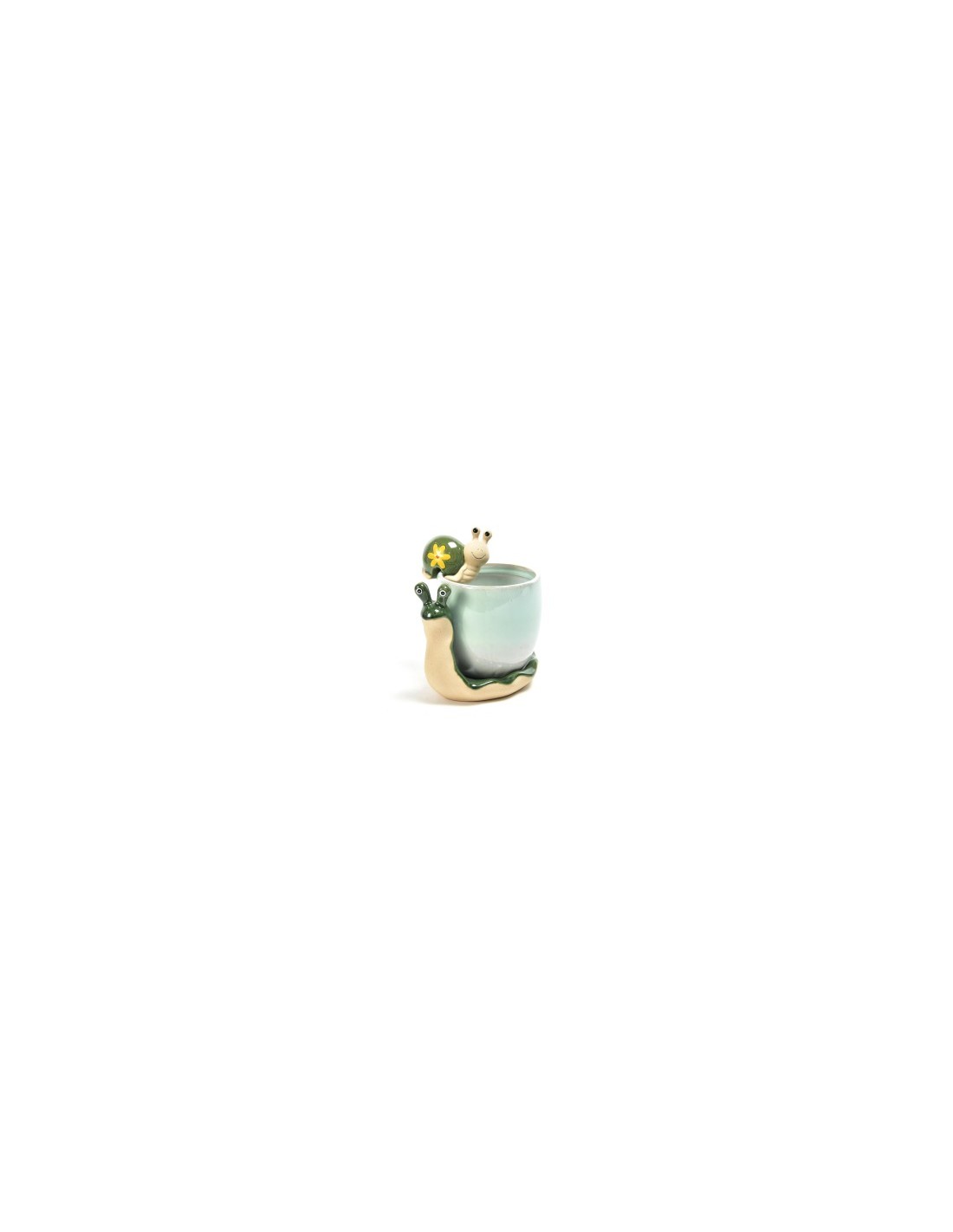 VASO 04638 CERAMICA CON ANIMALETTO 18X14X16CM