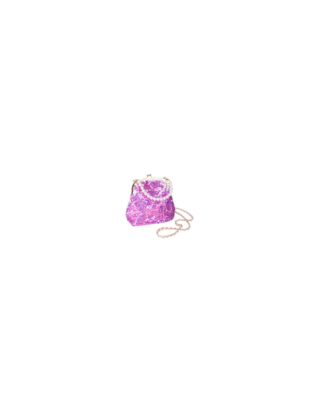 Girabrilla Fashion Bag, Borsetta a Forma di Borsellino con Paillettes e Tracolla, Borsetta Colorata per Bambini, Nice Group