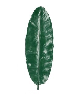 DEC PARETE 0183158 FOGLIA VERDE 33X95CM RESINA