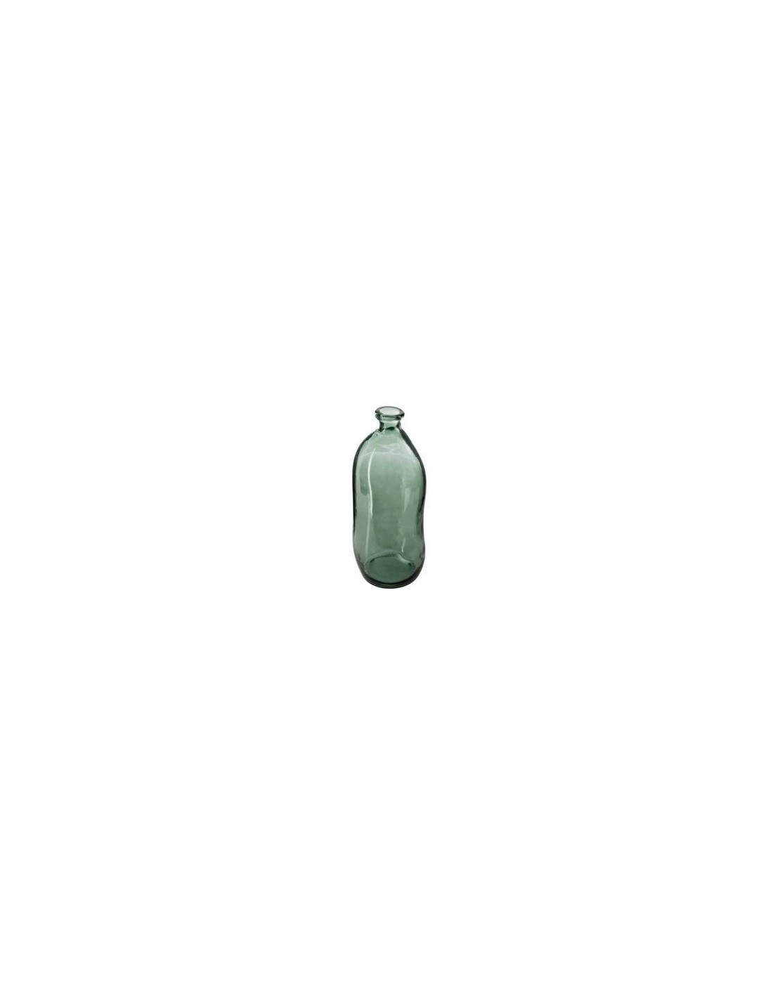 VASO 155687F VETRO RICICLATO VERDE KAKI 22X51CM