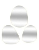 SET 3 SPECCHI 195232 LIDA VETRO/METALLO