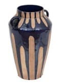 VASO 198103 CASA AZUL 27X24X42CM TERRACOTTA