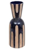 VASO 198228 CASA AZUL 14,5X40CM TERRACOTTA