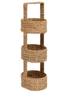 MENSOLA 200857 3 CESTINI 77X30X92CM GIACINTO/METALLO