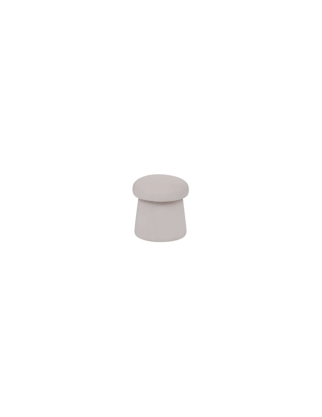 POUF 202219A NOA VELLUTO AVORIO 37X40CM