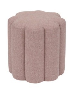 POUF 202223B FLORAL TESSUTO ROSA 38X40CM