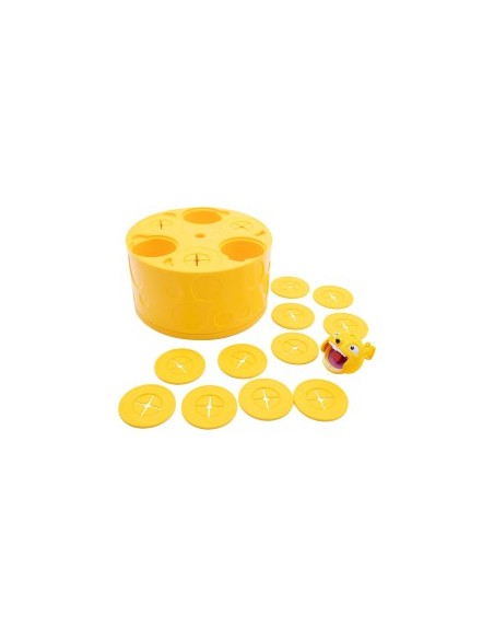 Rocco Giocattoli Peperito Topino Mangiadito, gioco da tavolo per bambini, gioco divertente per bimbi