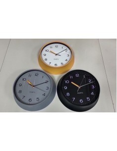 OROLOGIO PARETE 106370 PLASTICA 29,5CM ASSORTITO