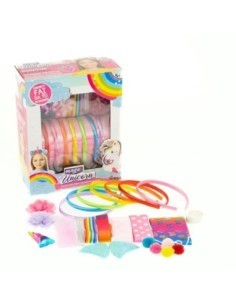 Magic Unicorn Cerchietti Fai da Te, Kit Creazione Headband, Nice Group