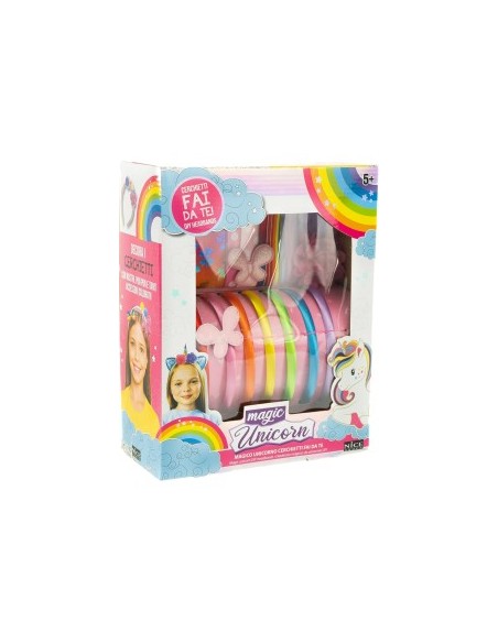 Magic Unicorn Cerchietti Fai da Te, Kit Creazione Headband, Nice Group