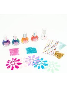Influencer Rainbow Manicure, Set Nail Art Bambini, Smalti Cambia Colore, Nice Group