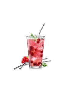 SET 4 CANNUCCE INOX 308866 CON SPAZZOLINO