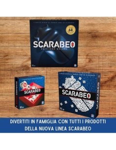 Scarabeo Classico Edizione 2023 Gioco da Tavolo di Parole Spin Master Editrice Giochi 8+