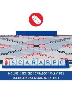 Scarabeo Classico Edizione 2023 Gioco da Tavolo di Parole Spin Master Editrice Giochi 8+