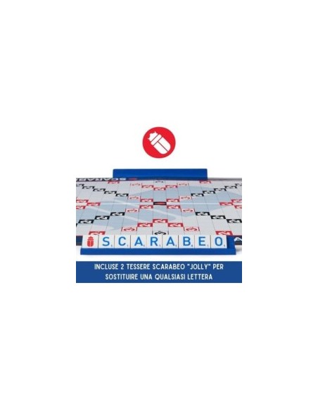 Scarabeo Classico Edizione 2023 Gioco da Tavolo di Parole Spin Master Editrice Giochi 8+