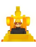 Rubble & Crew, Veicolo Deluxe Bulldozer di Rubble con Luci, Suoni e Personaggio, Giocattolo per Bambini 3+ Anni