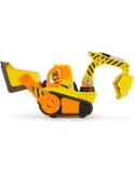 Rubble & Crew, Veicolo Deluxe Bulldozer di Rubble con Luci, Suoni e Personaggio, Giocattolo per Bambini 3+ Anni