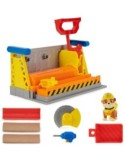 Rubble & Crew Officina di Rubble, Set da Costruzione con Personaggio Rubble, Sabia Kinetic Sand e Strumenti, 3 Anni+