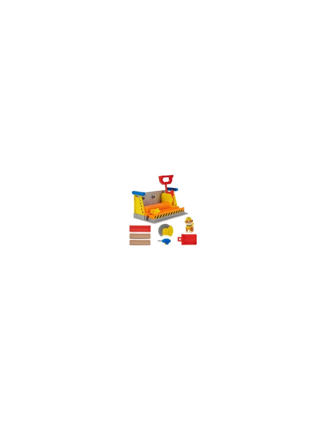 Rubble & Crew Officina di Rubble, Set da Costruzione con Personaggio Rubble, Sabia Kinetic Sand e Strumenti, 3 Anni+