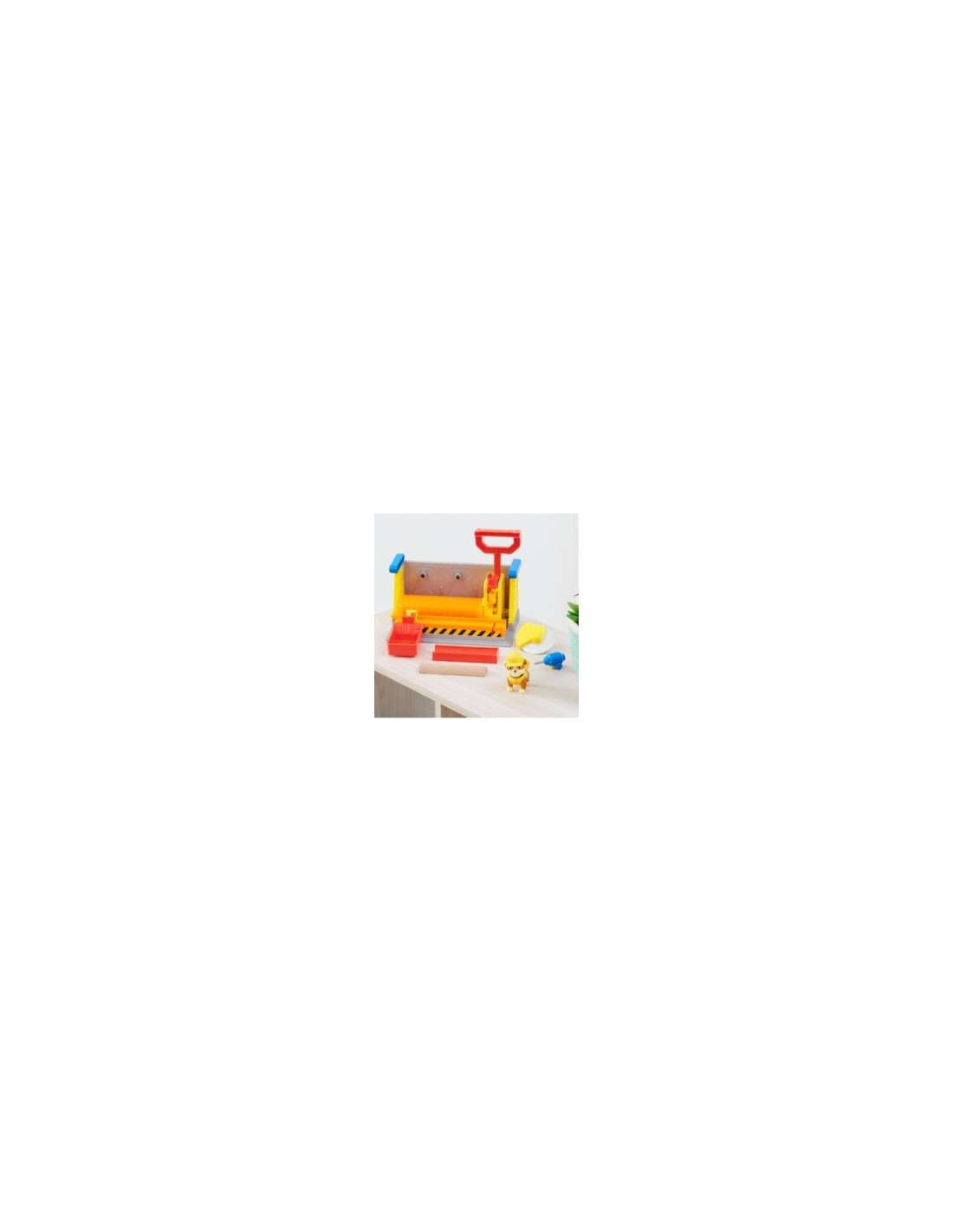 Rubble & Crew Officina di Rubble, Set da Costruzione con Personaggio Rubble, Sabia Kinetic Sand e Strumenti, 3 Anni+