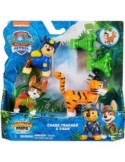 Paw Patrol Jungle Pups con 2 Statuette e Animale della Giungla