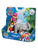 Paw Patrol Jungle Pups con 2 Statuette e Animale della Giungla