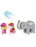 Paw Patrol Jungle Pups con 2 Statuette e Animale della Giungla