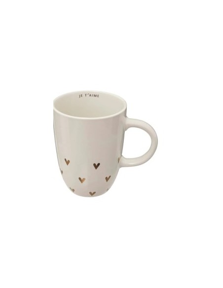 TAZZA MUG 196338 FLORAL 44CL BIANCO