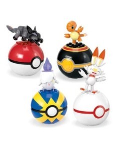 MEGA HTJ06 SET 4 POKEMON CON SFERA