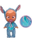 Cry Babies Disney Stitch, bambola con pigiama blu, suoni realistici di bebè, giocattolo per bambini 18 mesi+