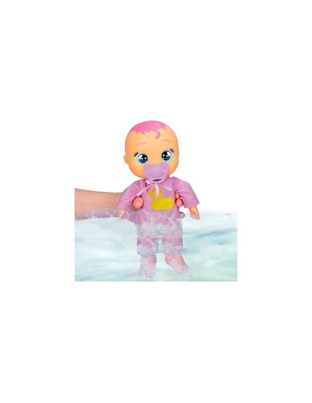 Cry Babies Newborn Bath Time Zoe, bambola che reagisce al bagno, giocattolo per bambini 18 mesi+