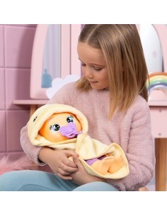 Cry Babies Newborn Bath Time Zoe, bambola che reagisce al bagno, giocattolo per bambini 18 mesi+
