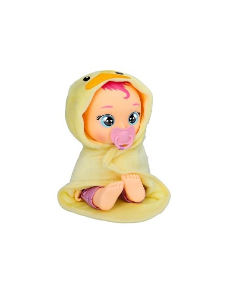 Cry Babies Newborn Bath Time Zoe, bambola che reagisce al bagno, giocattolo per bambini 18 mesi+