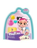IMC Toys Bambola Bebé Tempo di Gioco 8,5 cm, Spingili e Strisciano, Multicolore, Modelli Assortiti