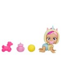 IMC Toys Bambola Bebé Tempo di Gioco 8,5 cm, Spingili e Strisciano, Multicolore, Modelli Assortiti