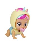 IMC Toys Bambola Bebé Tempo di Gioco 8,5 cm, Spingili e Strisciano, Multicolore, Modelli Assortiti
