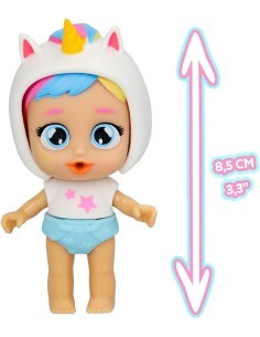 Playtime Cry Babies Dreamy con girello interattivo, bambola da collezione Day Care, giocattolo per bambini 4-6 anni