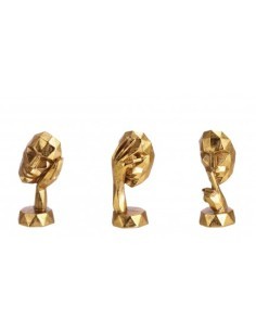 FIGURA VISO 104331 RESINA 7X7X16CM ASSORTITO