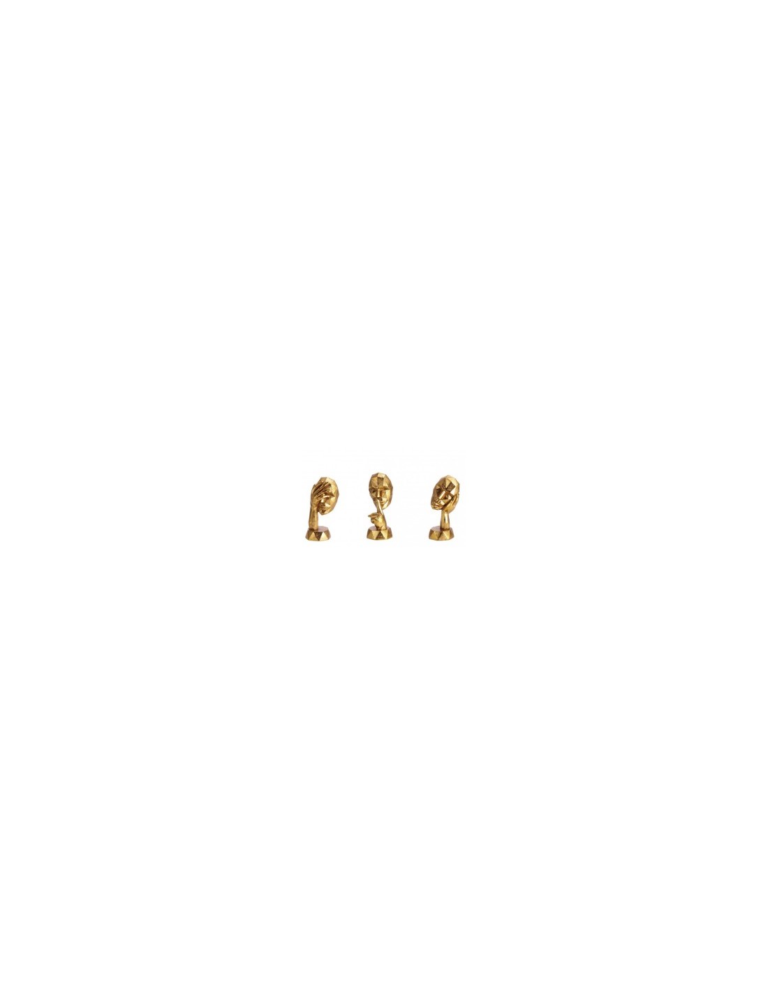 FIGURA VISO 104332 RESINA 12X10X22CM ASSORTITO