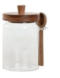 BARATTOLO PC212589 BOROSILICATO CON CUCCHIAIO 650ML