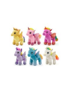 PELUCHE 25546 UNICORNO RAINBOW 25CM ASSORTITO
