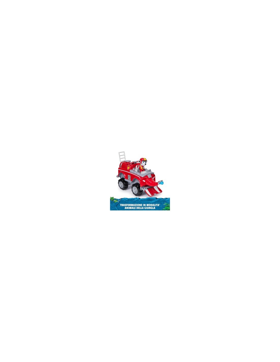 PAW Patrol Jungle Pups, veicolo elefante di Marshall, personaggio Marshall, giochi per bambini 3 anni+
