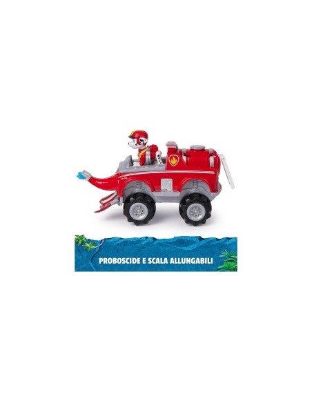 PAW Patrol Jungle Pups, veicolo elefante di Marshall, personaggio Marshall, giochi per bambini 3 anni+