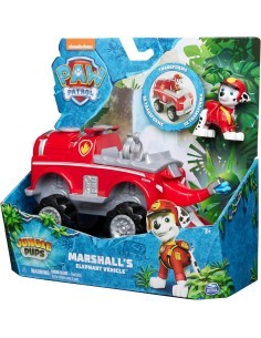 PAW Patrol Jungle Pups, veicolo elefante di Marshall, personaggio Marshall, giochi per bambini 3 anni+