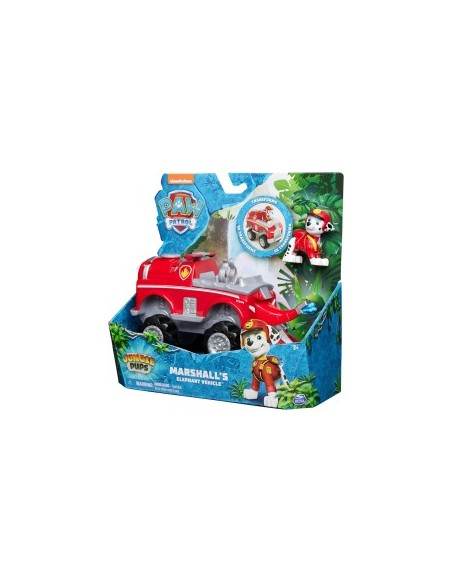 PAW Patrol Jungle Pups, veicolo elefante di Marshall, personaggio Marshall, giochi per bambini 3 anni+