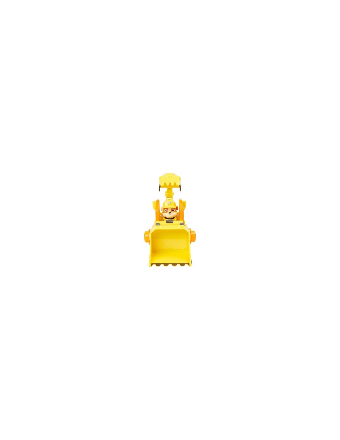 Rubble & Crew, veicolo da lavoro di Rubble, bulldozer giocattolo con parti mobili, personaggio Rubble incluso, 3 anni+
