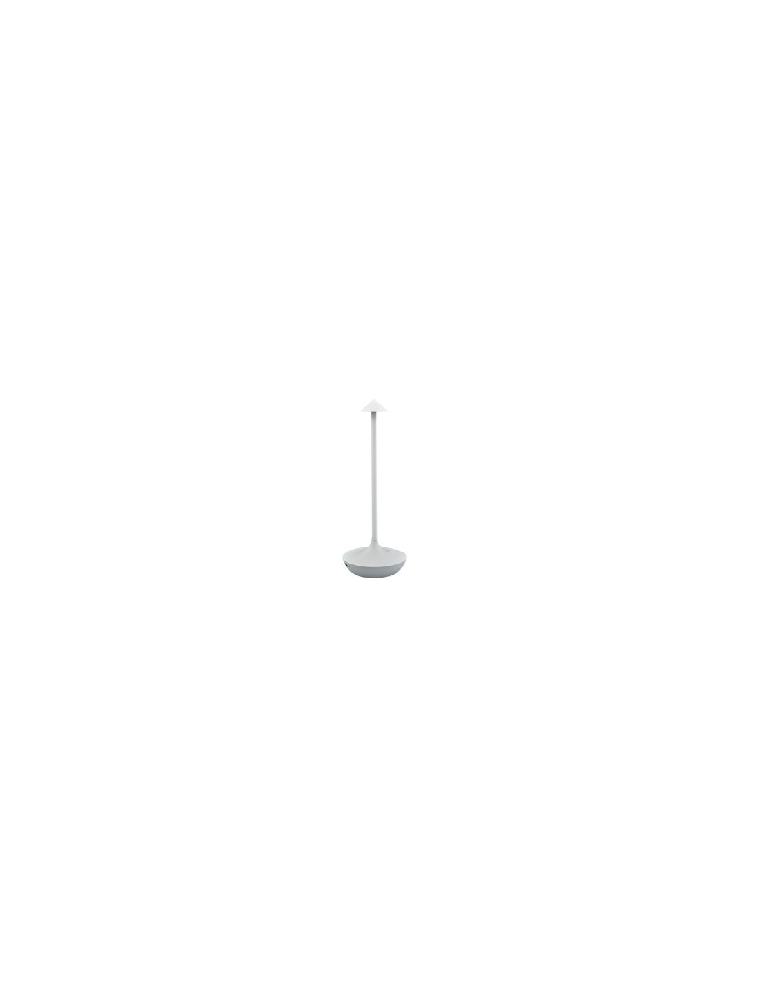 LAMPADA LED CANDELA BIANCA H29CM RICARICABILE