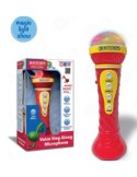 MICROFONO ROSSO 412020 KARAOKE CON EFFETTI LUMINOSI