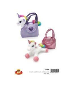 PELUCHE 25709 UNICORNO 23CM ASSORTITO GLOW IN THE DARK